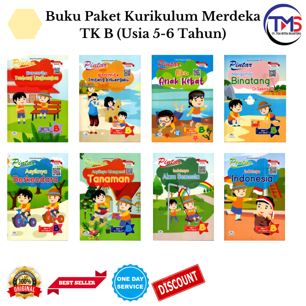 Jual Buku Paket TK B Usia 5-6 Tahun Kurikulum Merdeka | Shopee Indonesia