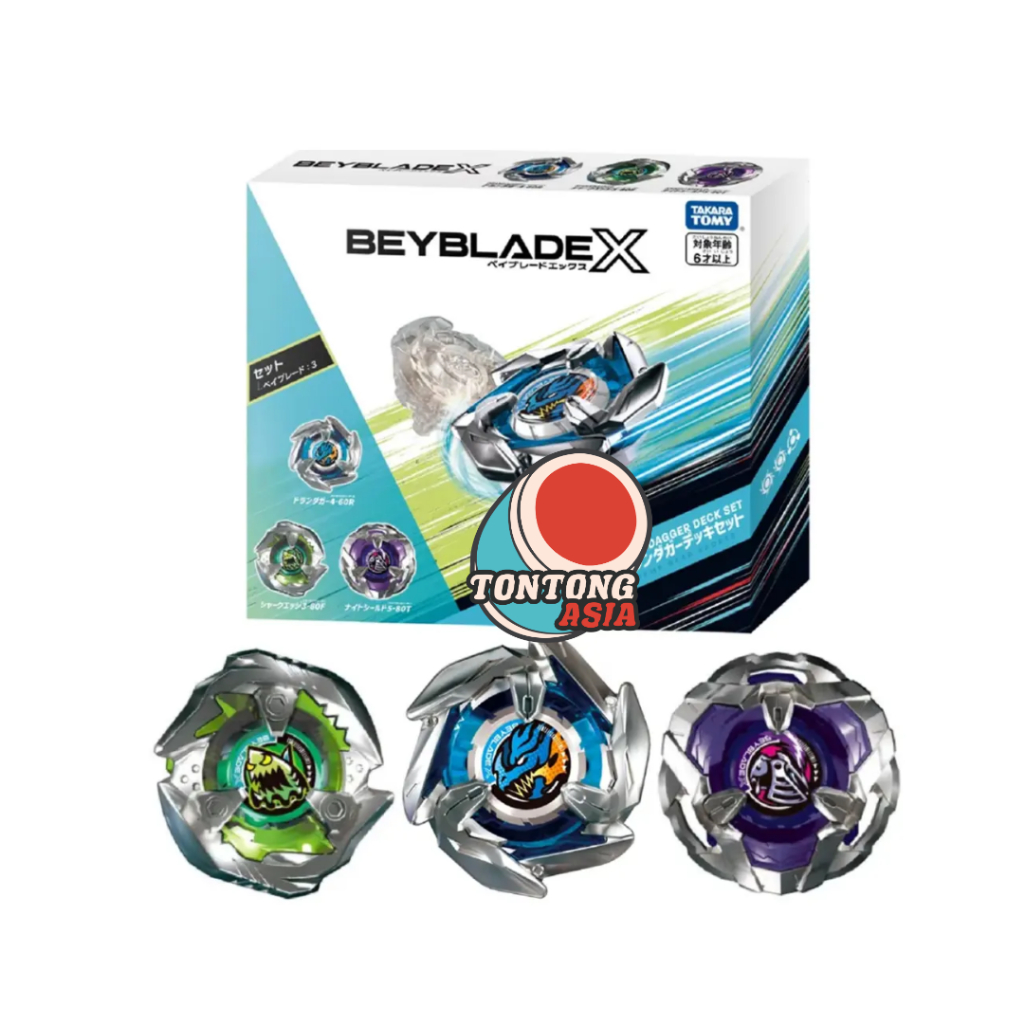 Jual Pre Order BX-20 DranDagger Deck Set (DranDagger 4-60R) Beycode ...