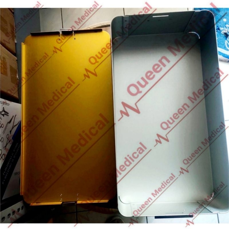 Jual Premium Instrument Tray Bak Instrumen with Lock (Without Hole ...