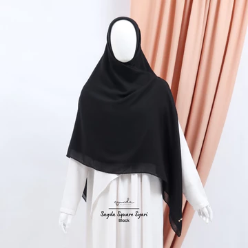 Ayunda By Junda Sayda Square Syari Voal Segi Empat Crochet 145x145 Cm