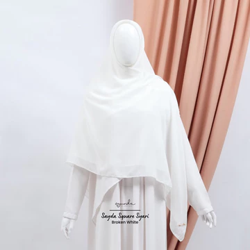 Ayunda By Junda Sayda Square Syari Voal Segi Empat Crochet 145x145 Cm