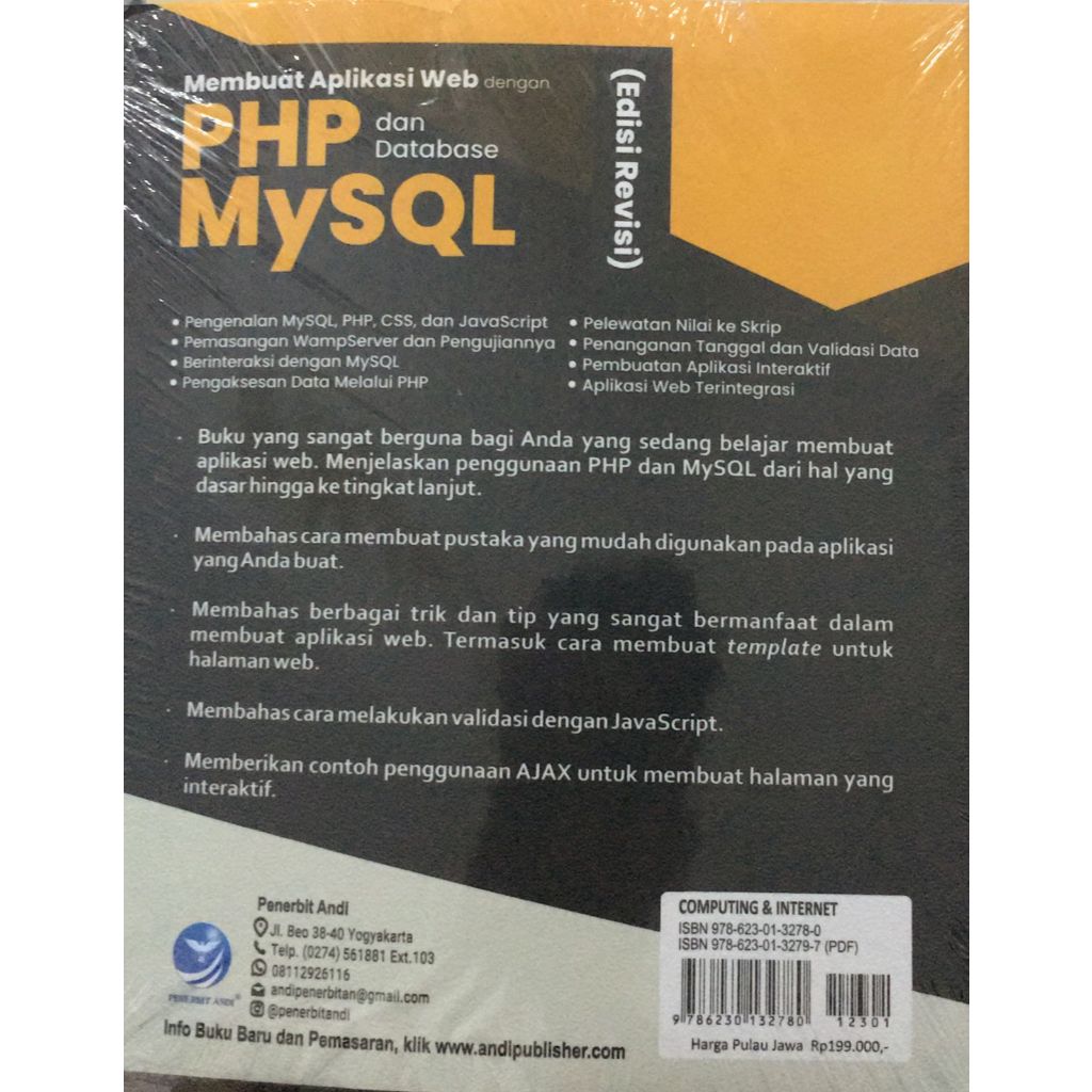 Jual Membuat Aplikasi Web Dengan PHP Dan Database MySQL (Edisi Revisi ...