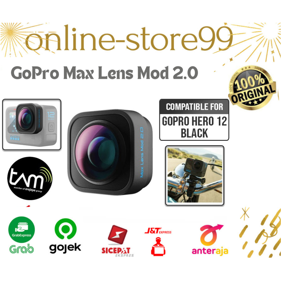Jual GoPro Max Lens Mod 2.0 Ultra Wide Angle POV original | Shopee ...