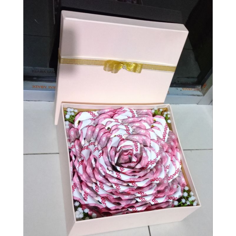 Jual flower box /gift box flower/ flower box | Shopee Indonesia