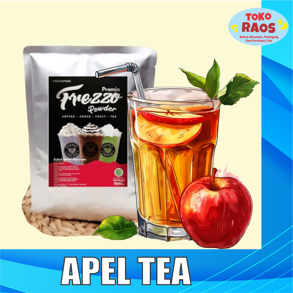 Jual Bubuk Minuman FREZZO RASA APEL TEA (1KG) | Shopee Indonesia