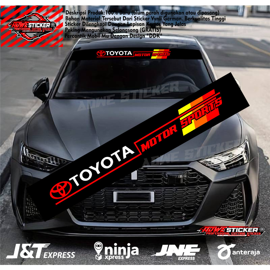 Jual Stiker Kaca Mobil Depan (Bisa Costum dan Request ) bisa untuk ...