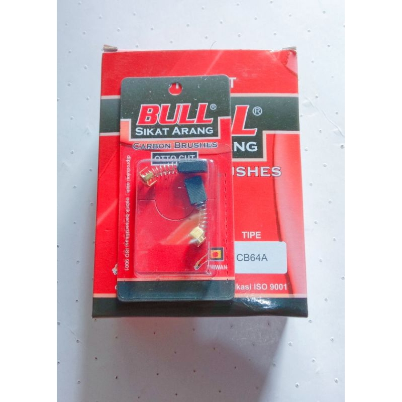 Jual CARBON BRUSH 64 BULL/CB 64/CB 64 BULL/ARANG MESIN BOR/KUL/SPUL ...