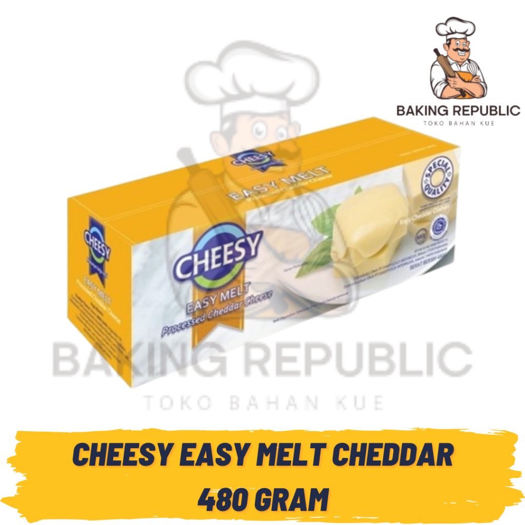 Jual CHEESY CHEDDAR EASY MELT | 480 GRAM | CHEDDAR MELT | CHEDDAR LELEH ...