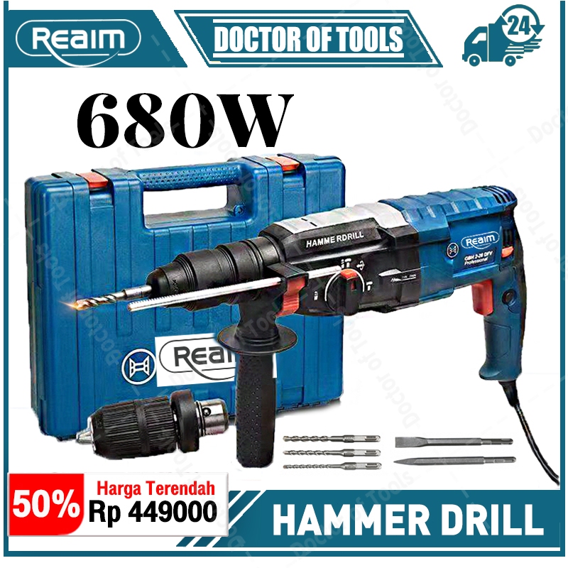 Jual Reaim Hammer Drill Bor Rotary Mesin Bobok Beton Jack Hammer Drill