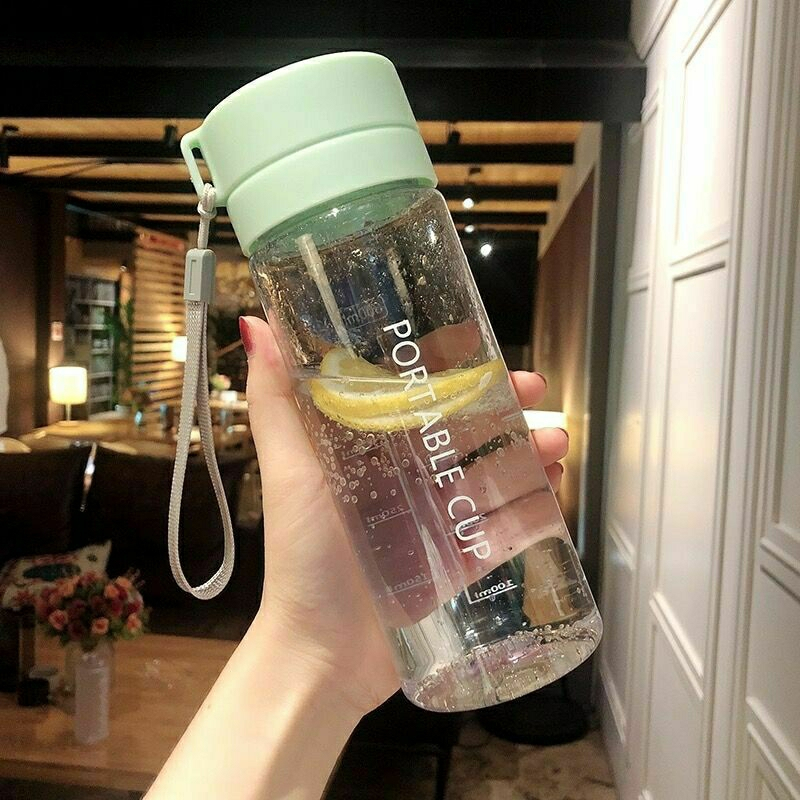 Jual Botol Minum Portable Cup 600 ml Botol Minum Anak dan Dewasa Sporty ...