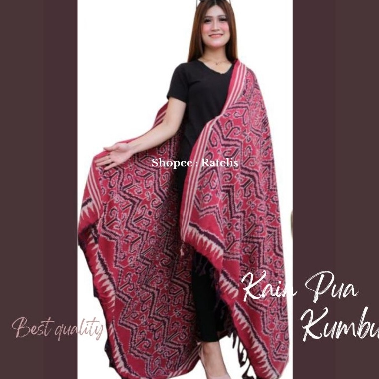 Jual ART S3C Kain pua kumbu tenun motif dayak khas Kalimantan ikat ...