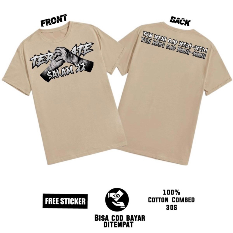 Jual KAOS PSHT SALAM RONG KEPELAN YEN WANI OJO WEDI versi Coklat ...