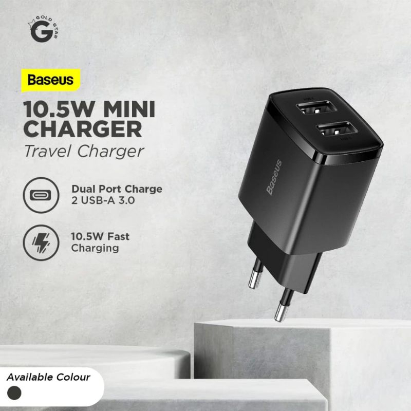 Caricatore Da Muro USB 5V 2.1A 10.5W - 1 Porta - Colore Nero