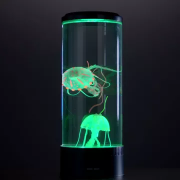 Lampu Tidur RGB Ubur Portable Aesthetic Jellyfish Night Light Table Lamp
