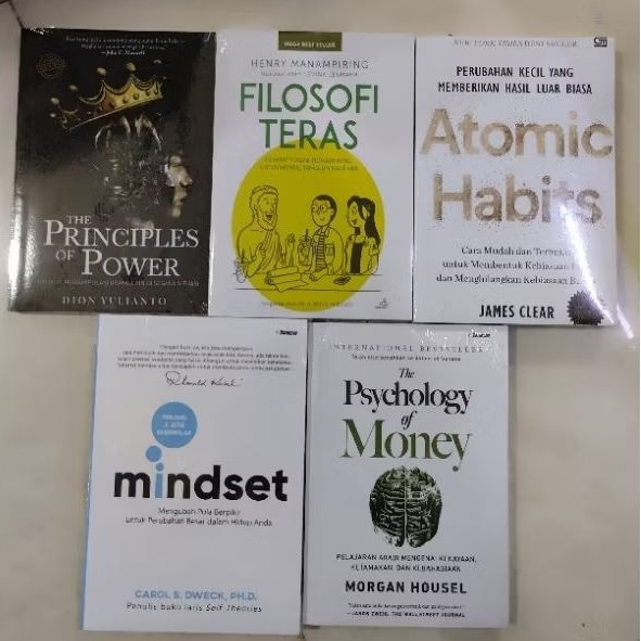 Jual Paket 5 Buku Motivasi The Principles Of Power Filosofi Teras