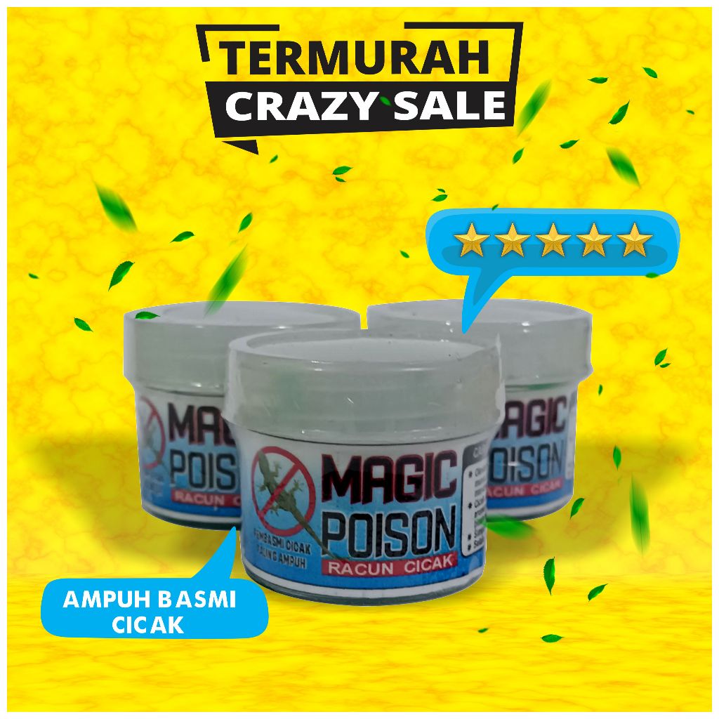 Jual RACUN CICAK RACAK HERBAL [MAGIC POISON] BASMI CICAK TOKEK TIKUS ...