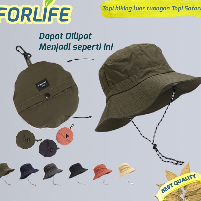 Jual Bucket Hat Topi Bucket Rimba Rimba Hat Topi Hiking Topi Hutan ...