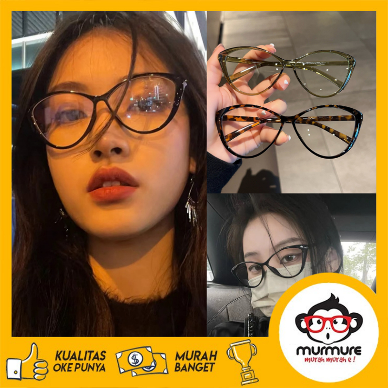 Jual Murmuer I Frame Kacamata Wanita Cat Eye Frame Kacamata Cat Eye