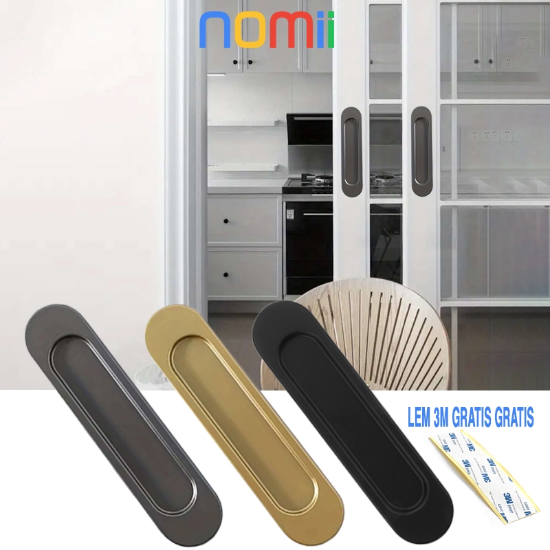Jual Paduan Seng Tanpa Bor Pintu Geser Handle Handle Pintu Tempel Glass ...