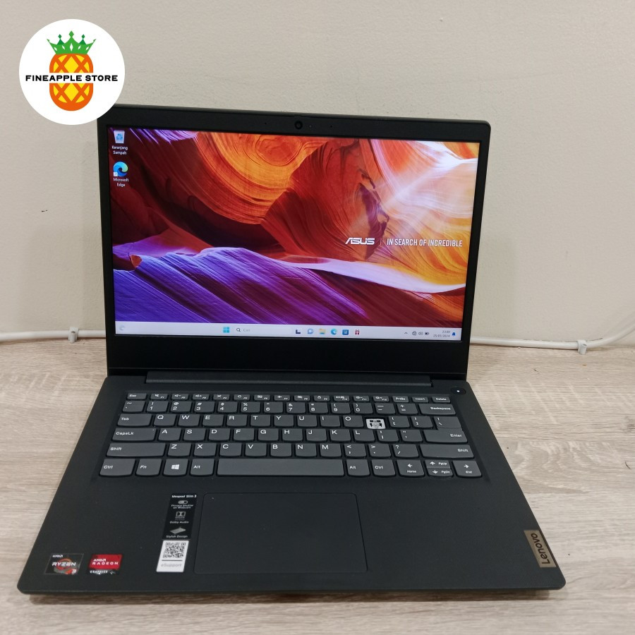 Jual Lenovo Ideapad Slim 3 81W0 AMD Ryzen 3 3250U Ram 4/256 GB (KWEX ...