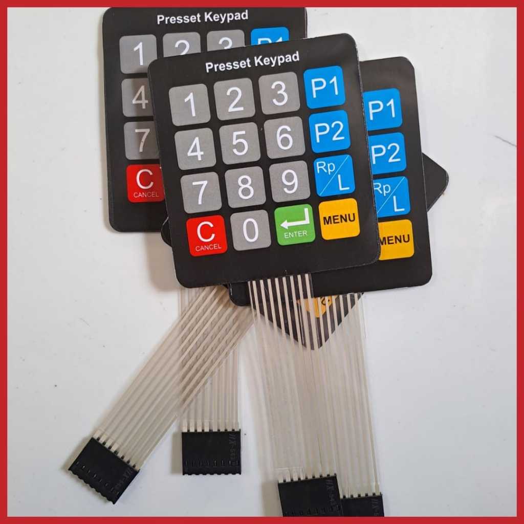 Jual Keypad Pom Mini Model Laminasi Putih Keyped Kiped Kipet Pertamini ...