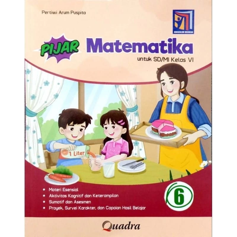 Jual Pijar Matematika Kelas 6 Sd Penerbit Quadra Kurikulum Merdeka Shopee Indonesia 3632