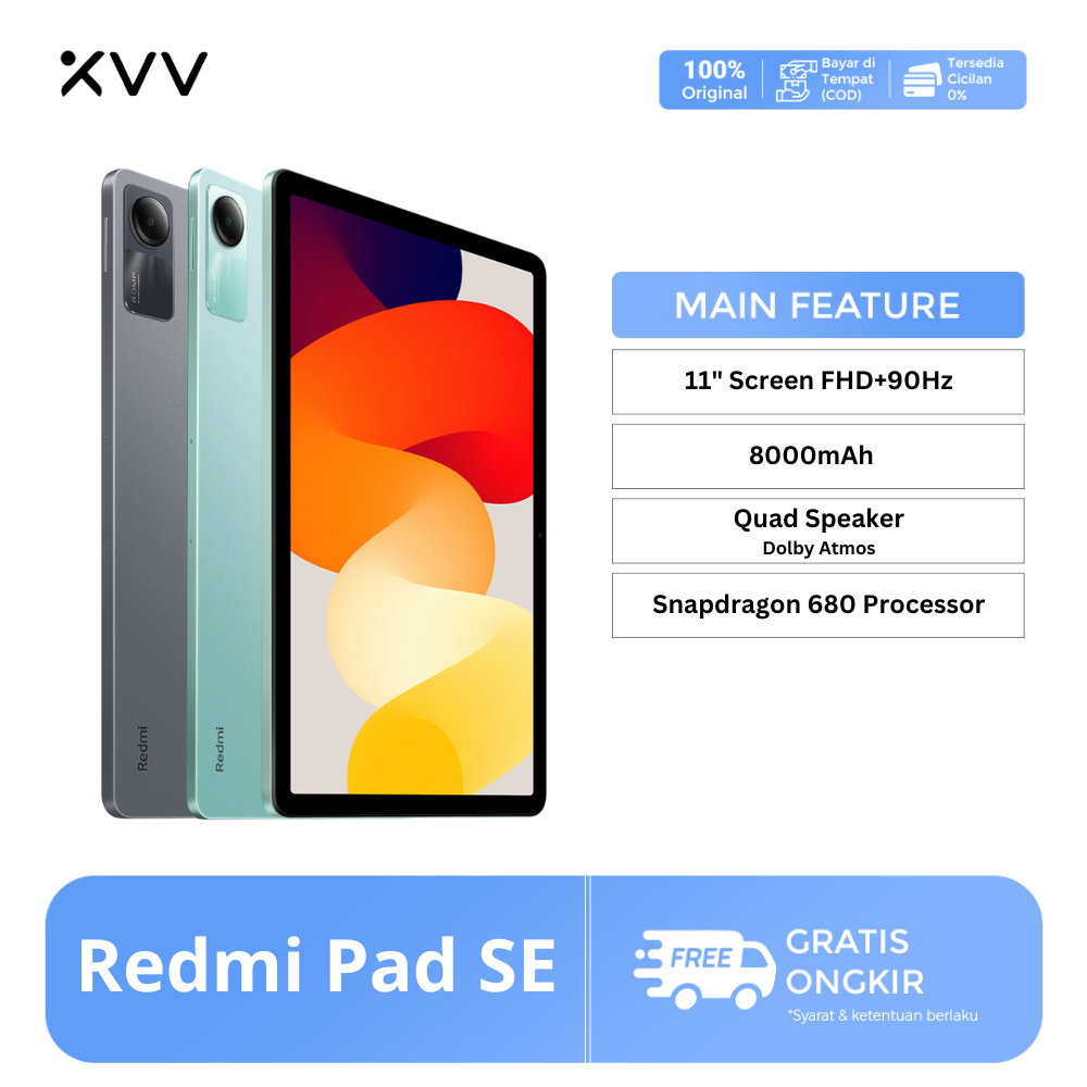 Jual Xiaomi Redmi Pad SE 11 Inch 4GB / 128GB 90HZ | Shopee Indonesia