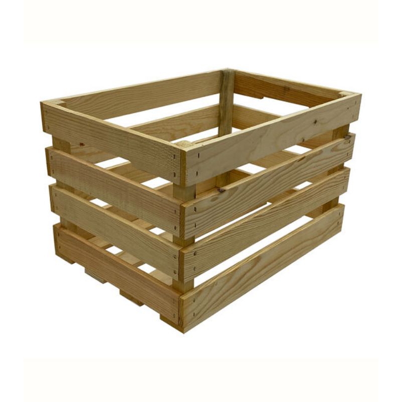 Jual Wooden Crate peti kayu tempat penyimpanan kayu storage box ...