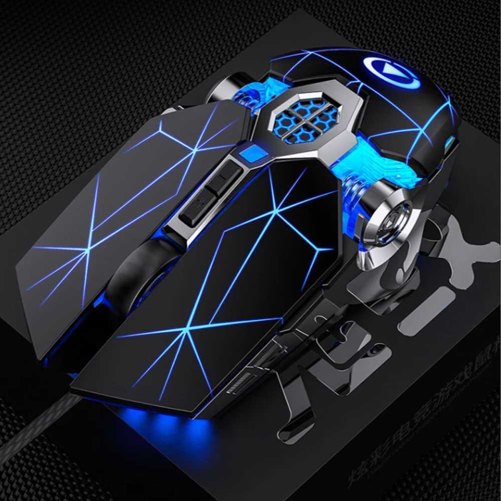 Jual Mouse Gaming LED Light Backlight Diamond Star Black | Shopee Indonesia