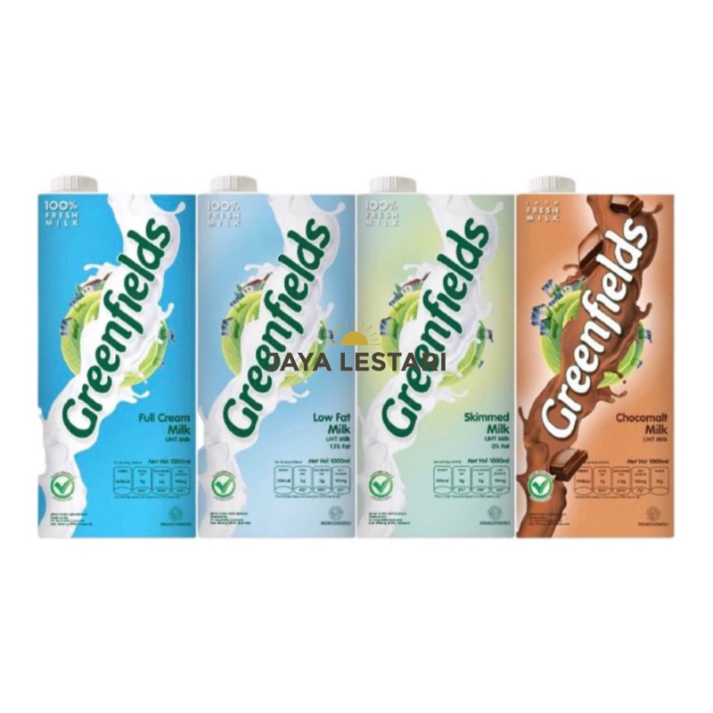 Jual Susu Greenfields (1000ml) (4 Varian Rasa) | Shopee Indonesia