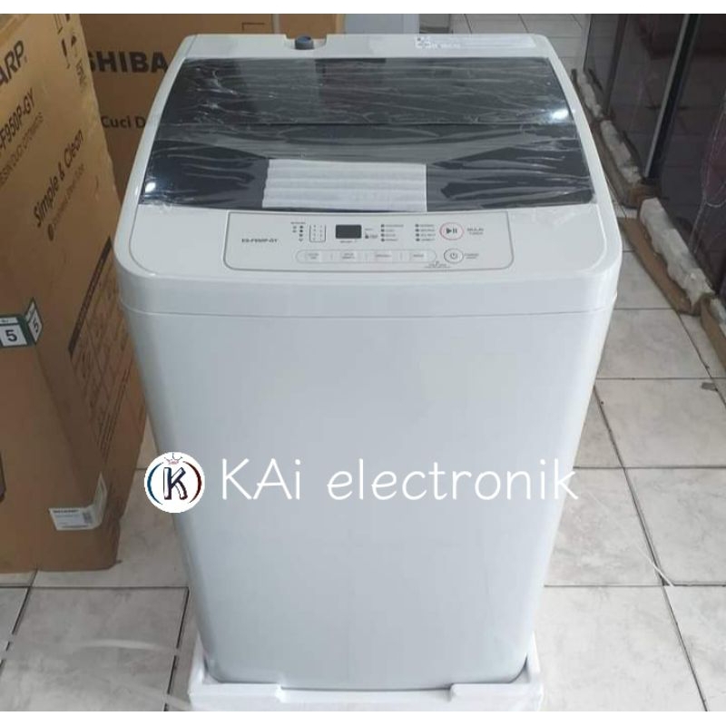 Jual mesin cuci sharp ES-F950P-GY 7,5kg otomatis | Shopee Indonesia