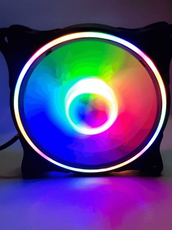 Jual FAN CASE RING LED RGB X6 AXG 12CM SILENT | Shopee Indonesia