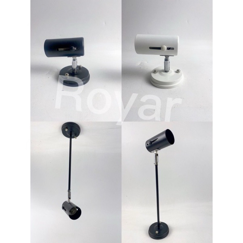 Jual KAP LAMPU SOROT RELL TRACK / R63-3CM PLAFON REL HITAM PUTIH ...