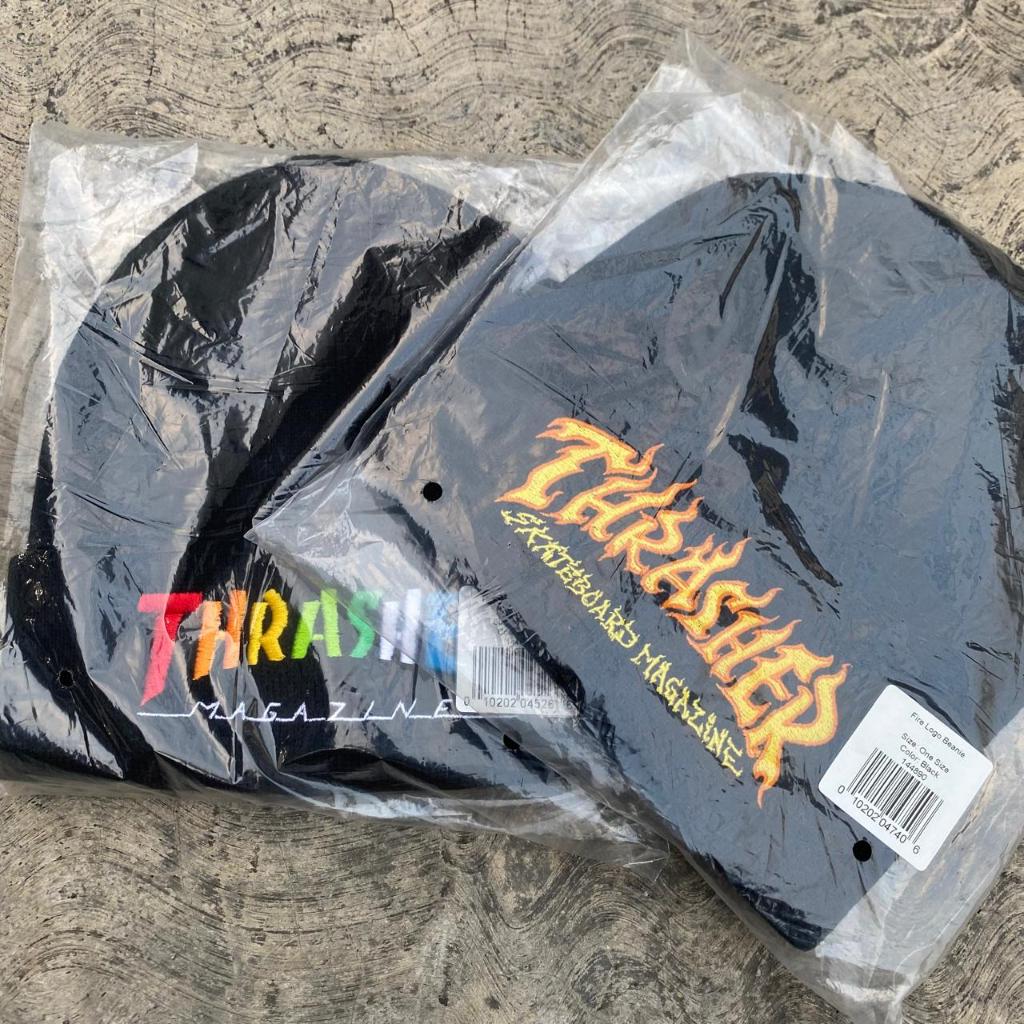 Jual Thrasher toy machine beanie topi kupluk original | Shopee Indonesia