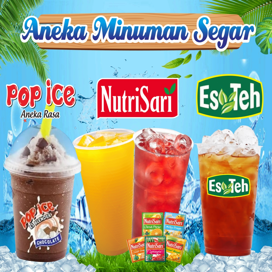 Jual SPANDUK BANNER ANEKA MINUMAN SEGAR ES | Shopee Indonesia