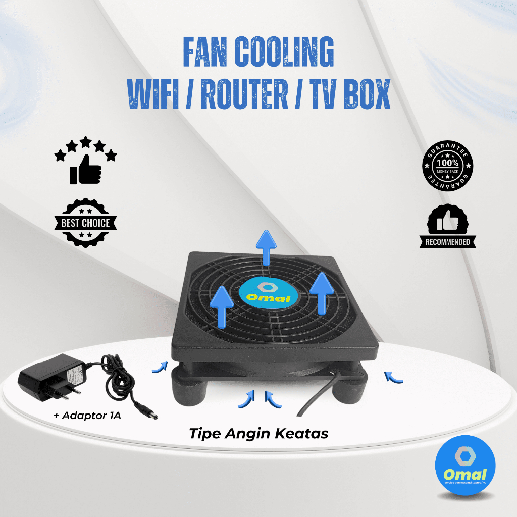 Jual Fan Cooling Wifi Router Tv Box Kipas Pendingin USB Adaptor 12v DC ...