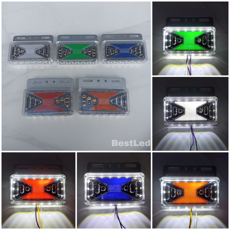 Jual Lampu Led Bak Samping Truck Truk Running Sein Volt Shopee