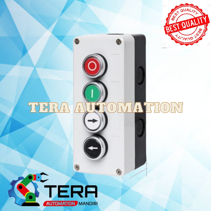 Jual Push Button Station Left Right Arrow Stop Button Hoist 4 Tombol ...