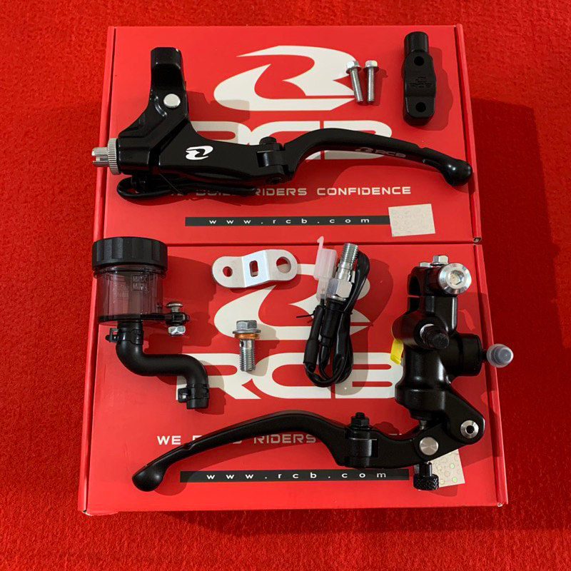 Jual Master Rem RCB RACING BOY Set S1 14mm & Handle kiri / Handle ...