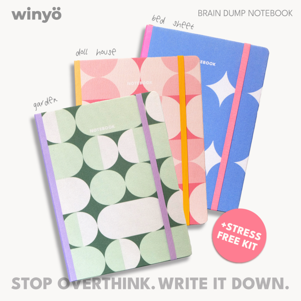 Jual Winyo Brain Dump Journal Notebook (+ Stress Free Kit) | Shopee ...