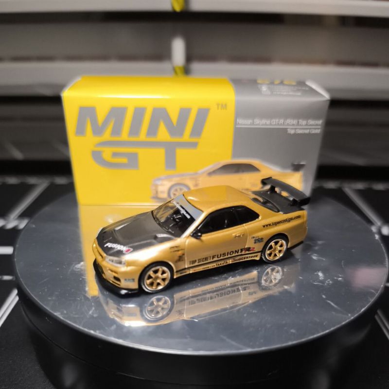 Jual mini gt nissan r34 gtr top secret #676 | Shopee Indonesia