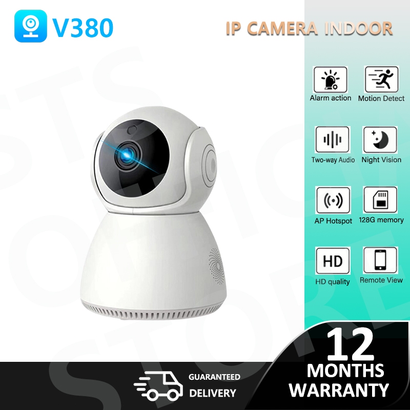 Jual CCTV V380 pro Mini Smart Indoor 360° HD 1080P 8MP PTZ Camera IP ...