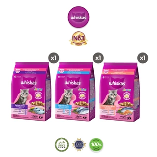 WHISKAS Junior Makanan Anak Kucing Kering Pilih Rasa 1.1kg