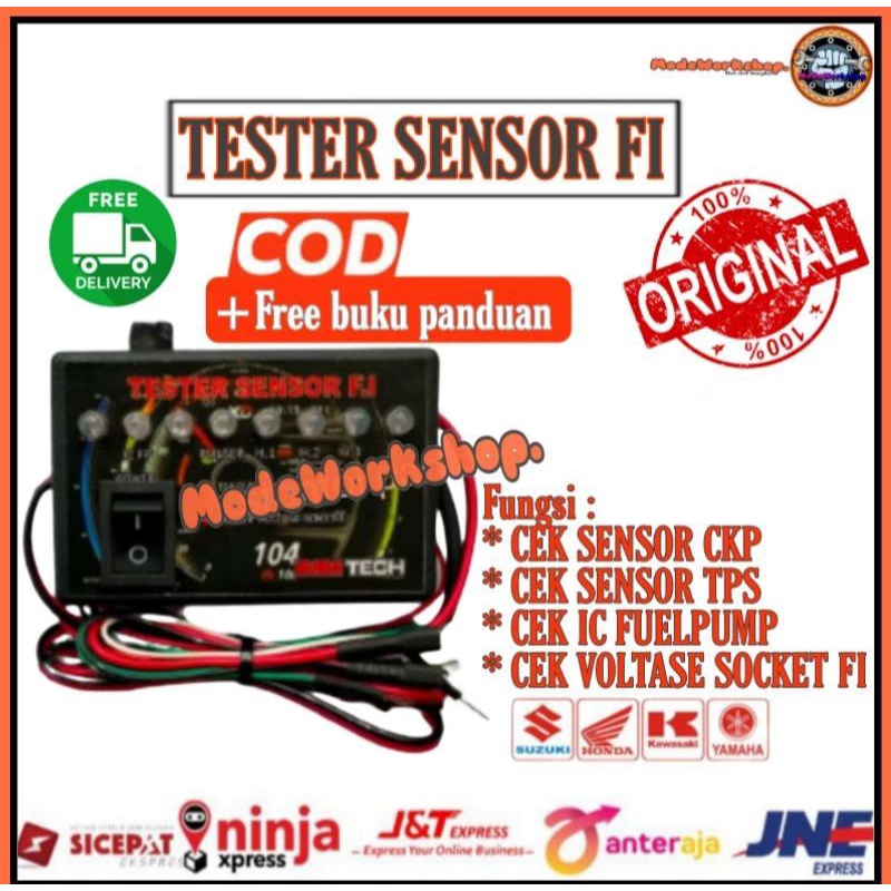 Jual Multitester tester sensor fi alat cek sensor ckp ic FUELPUMP tps ...