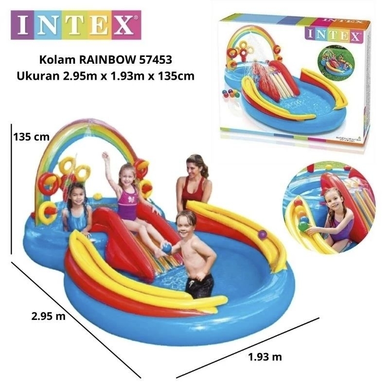 Jual Kolam Renang Anak Perosotan Fun Fruity Play Center INTEX