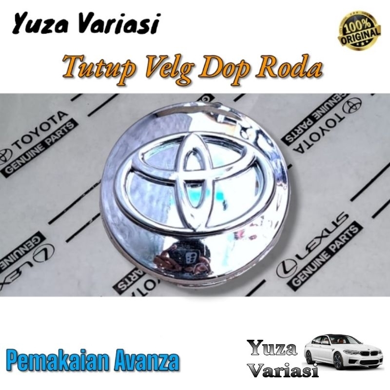 Jual Dop Velg Tutup Center AS Roda Avanza Rush Veloz chrome Toyota Asli ...