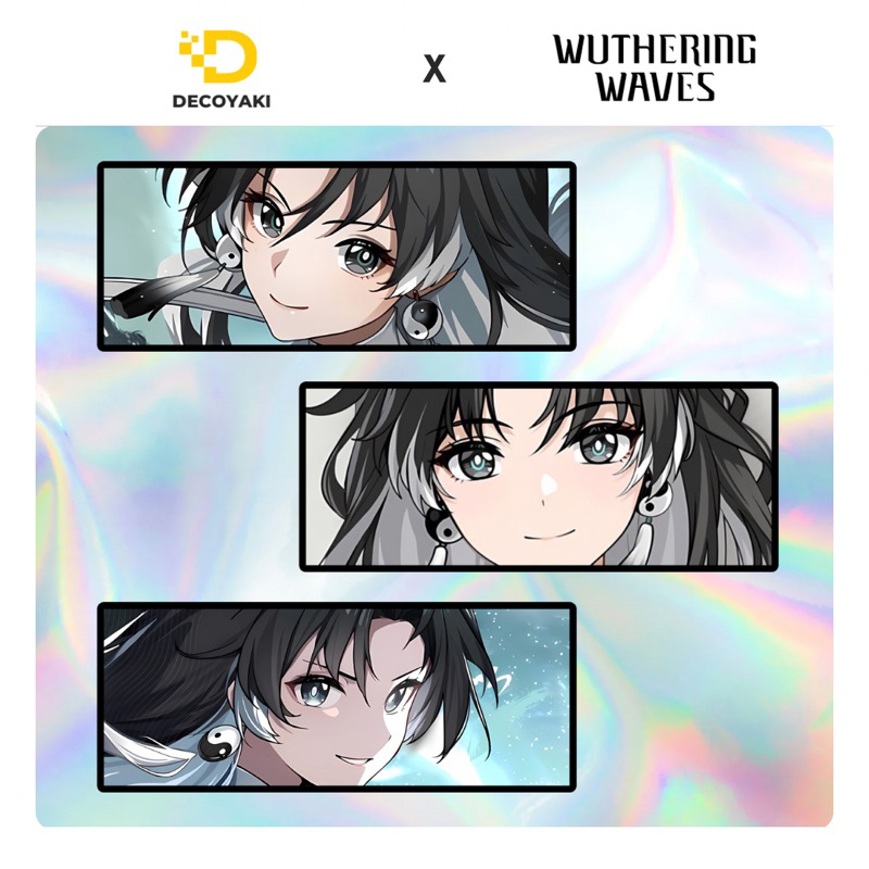 Jual Sticker Slap Hologram Jianxin Wuthering Waves, Stiker Hologram ...
