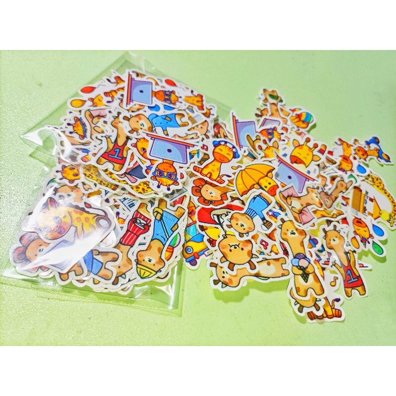 Jual 60PCS++ STICKER JERAPAH LUCU | STIKER JERAPAH GEMOY | GIRAFFE ...