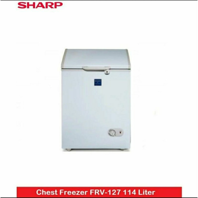 Jual Sharp FRV-127 Chest Freezer Box 120 L Lemari Pembeku Daging Es ...