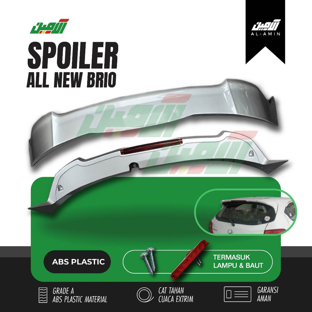 Jual spoiler Honda all new Brio 2018-2024 original model New RS ...